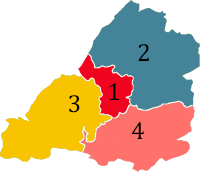 Service area map covering Bristol, South Gloucestershire, North Somerset and Bath